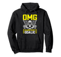 Goaltender Ice Hockey Player Ice Hoodie - Minimalist Print Men Women