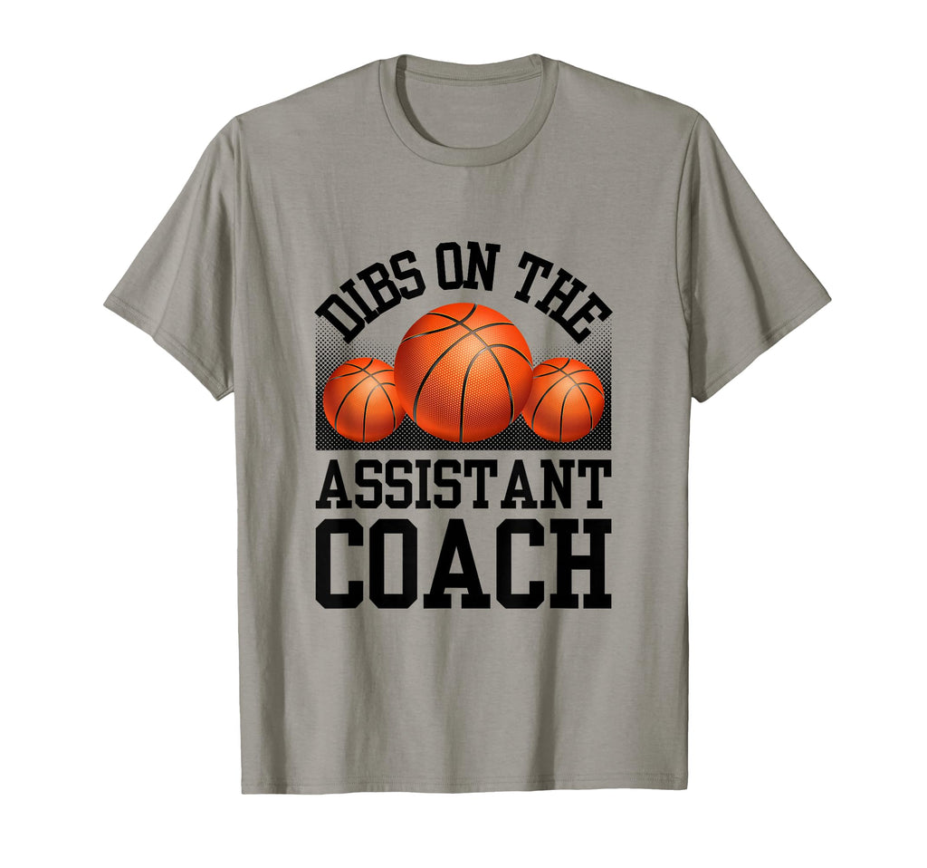 Dibs Assistant Coach Basketball Coach Wife T-Shirt - Graphic Print Unisex