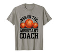 Dibs Assistant Coach Basketball Coach Wife T-Shirt - Graphic Print Unisex