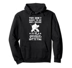 To Be Ice Hockey Goalie Ice Hockey Hoodie - Minimalist Print Men Women