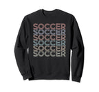 Athlete Player Soccer Repeated Sweatshirt - Aesthetic Graphic Men Women
