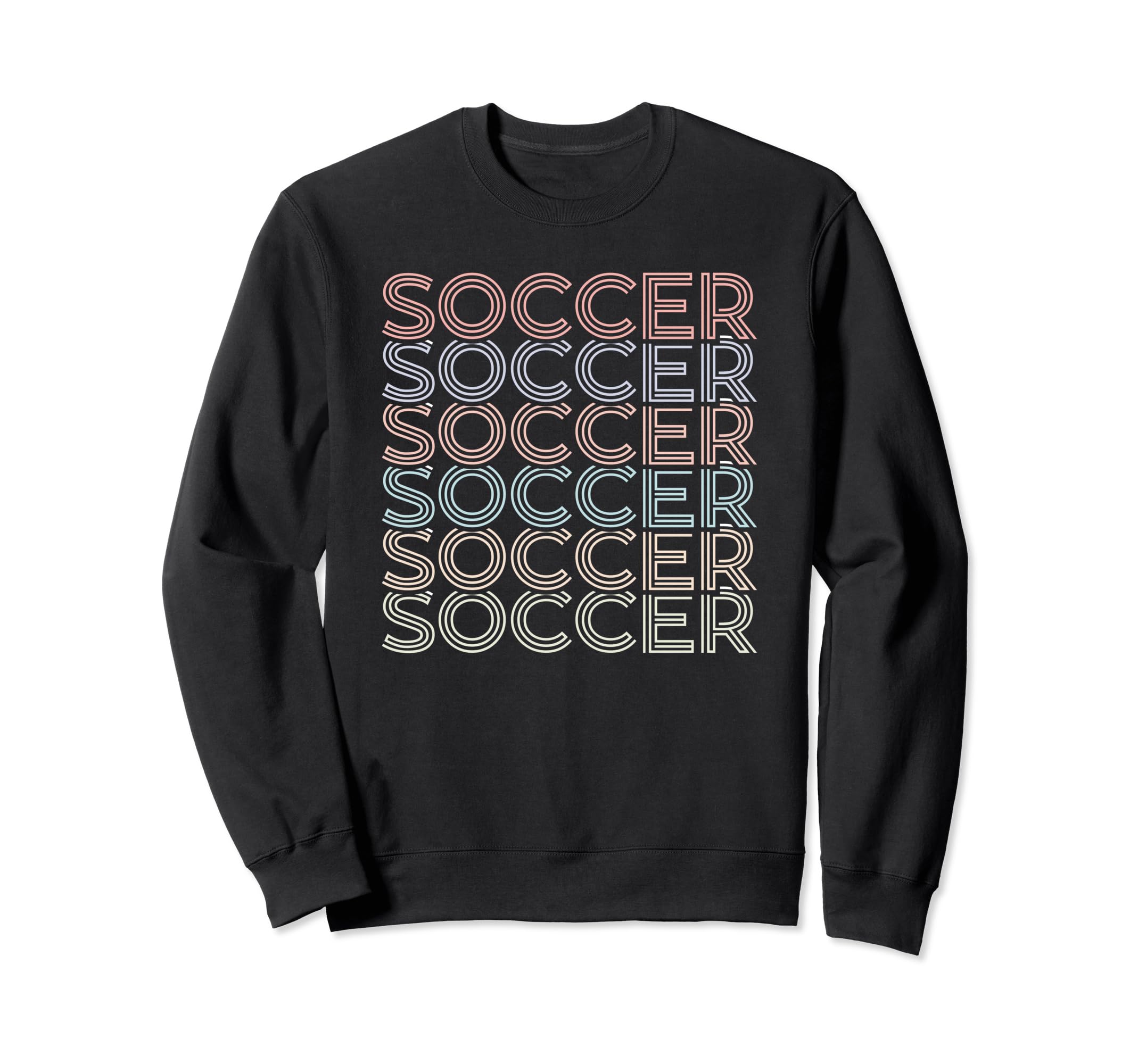 Athlete Player Soccer Repeated Sweatshirt - Aesthetic Graphic Men Women