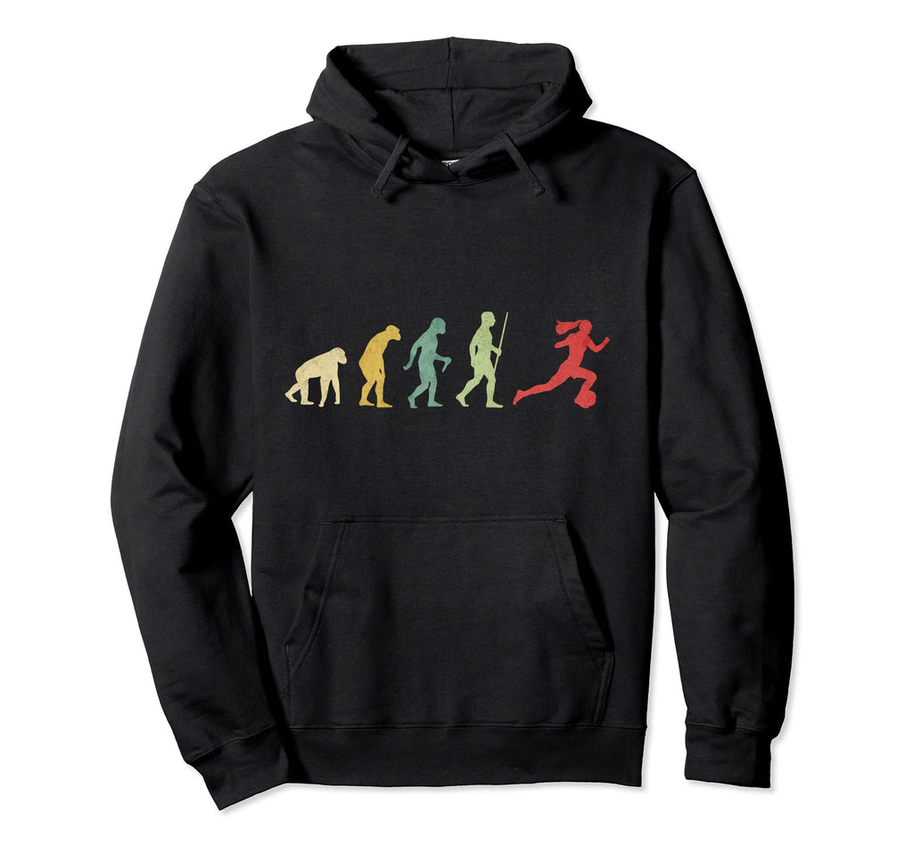 Soccer Running Ball Hoodie - Fun Novelty Design Unisex