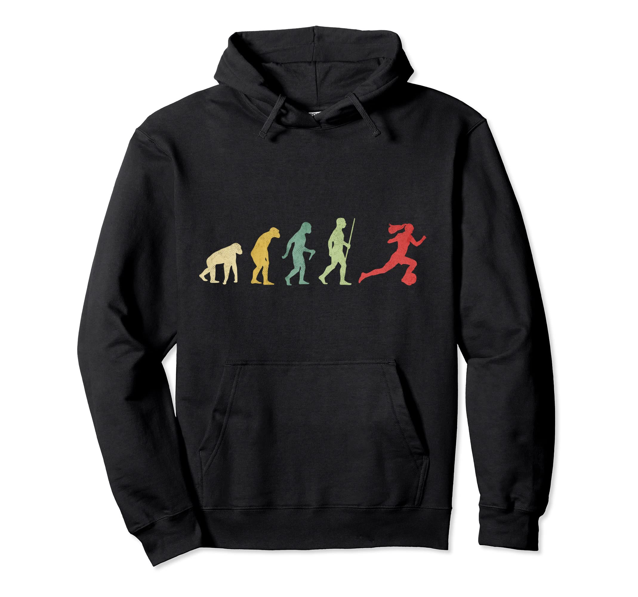 Soccer Running Ball Hoodie - Fun Novelty Design Unisex