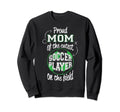 Soccer Mother Gift Proud Mama Sweatshirt - Casual Everyday Wear Unisex