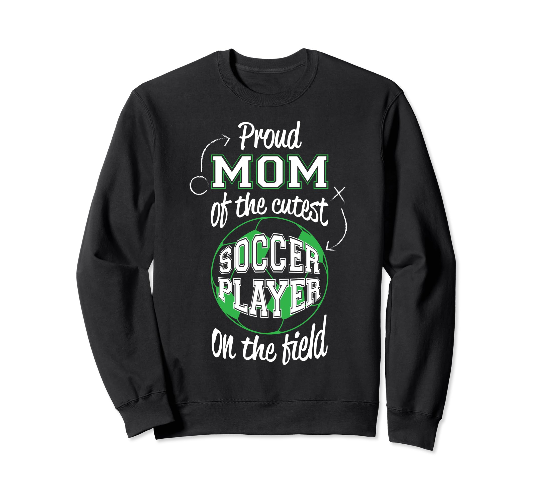 Soccer Mother Gift Proud Mama Sweatshirt - Casual Everyday Wear Unisex