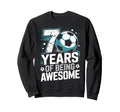 7 Years Being Awesome 7Th Birthday Sweatshirt - Streetwear Style Men Women