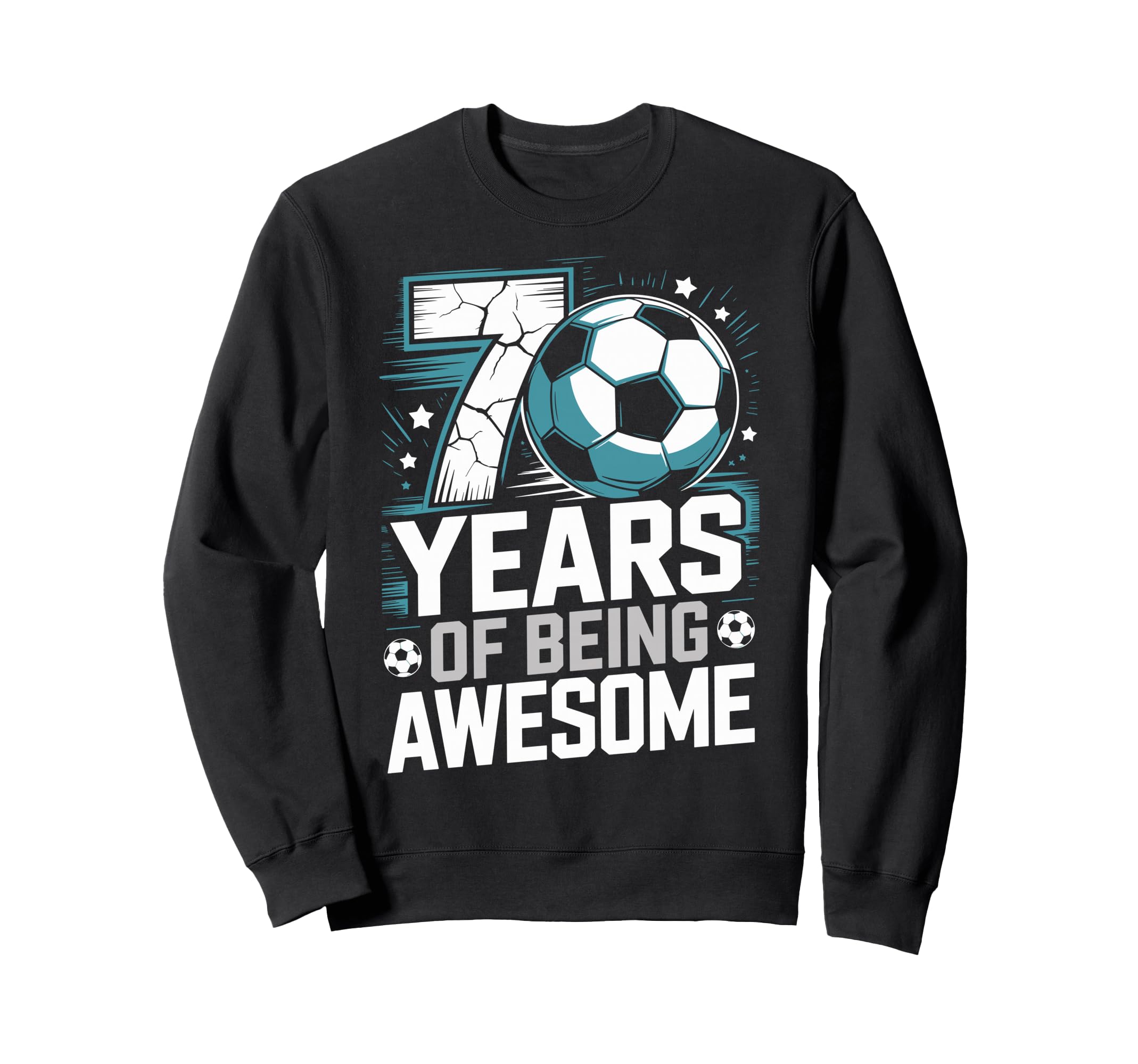7 Years Being Awesome 7Th Birthday Sweatshirt - Streetwear Style Men Women