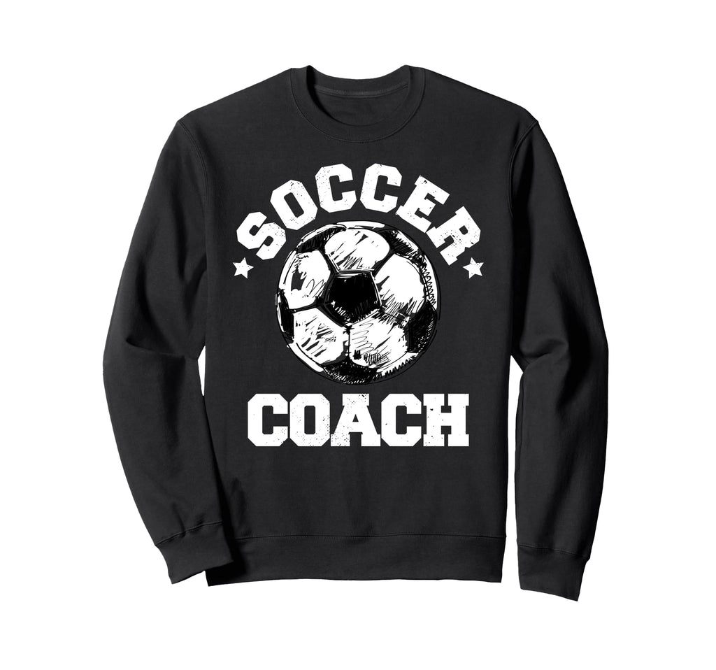 Soccer Coach Soccer Ball Sweatshirt - Streetwear Style Men Women