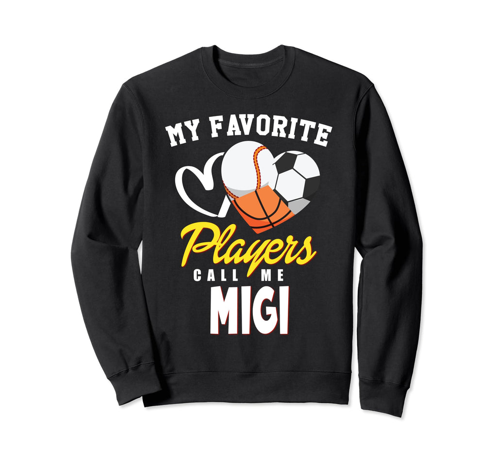 My Favorite Players Baseball Soccer Sweatshirt - Minimalist Print Unisex