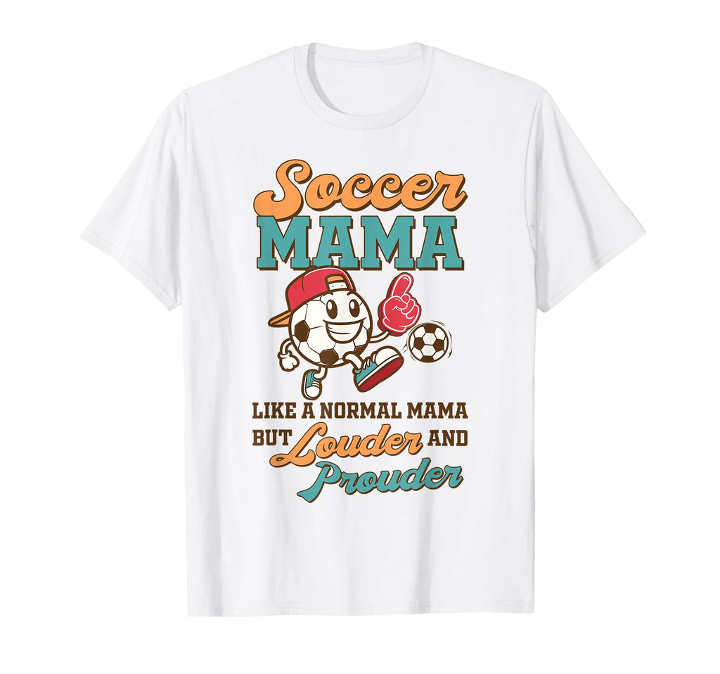Soccer Mom Game Day Vibes Soccer Mama T-Shirt - Novelty Apparel for Adults