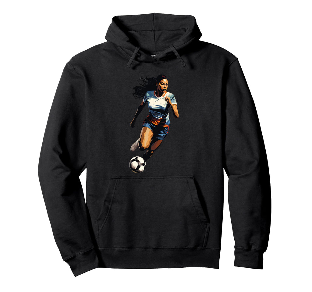 Soccer Teen Illustration Hoodie - Streetwear Style Unisex