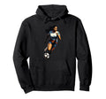 Soccer Teen Illustration Hoodie - Streetwear Style Unisex