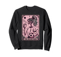 Womens Soccer Mom Tarot Card Funny Sweatshirt - Novelty Apparel for Adults