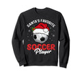 Santas Favorite Soccer Player Sweatshirt - Casual Everyday Wear for Adults