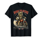 Cairn Terrier Motorbike Love T-Shirt - Fun Novelty Design for Adults