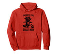 Feral Soccer Mom Funny Raccoon Hoodie - Streetwear Style for Adults
