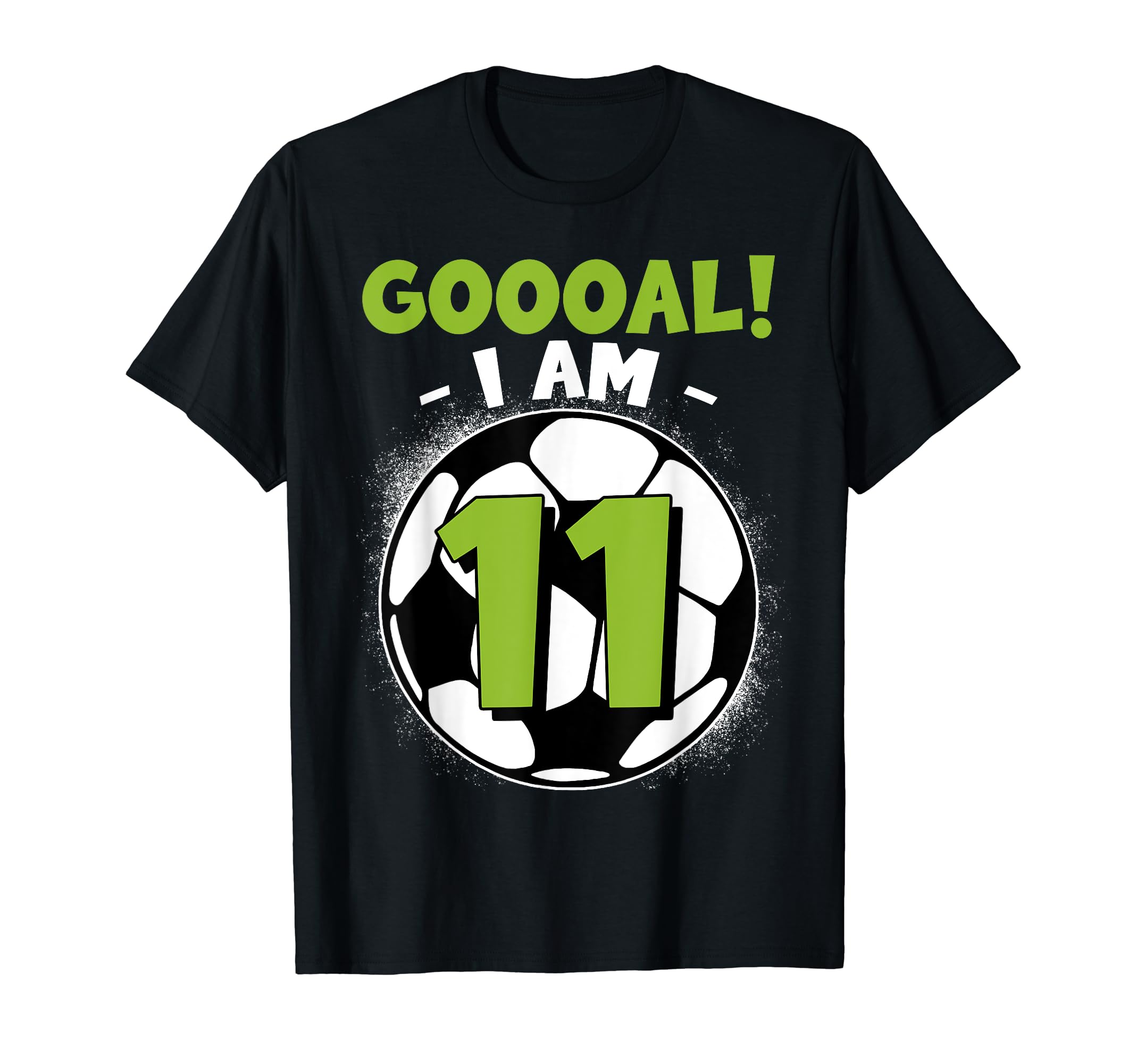 11 Year Old Birthday Soccer Themed T-Shirt - Aesthetic Graphic Unisex