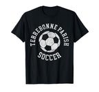 Terrebonne Parish Soccer Distressed T-Shirt - Fun Novelty Design Men Women
