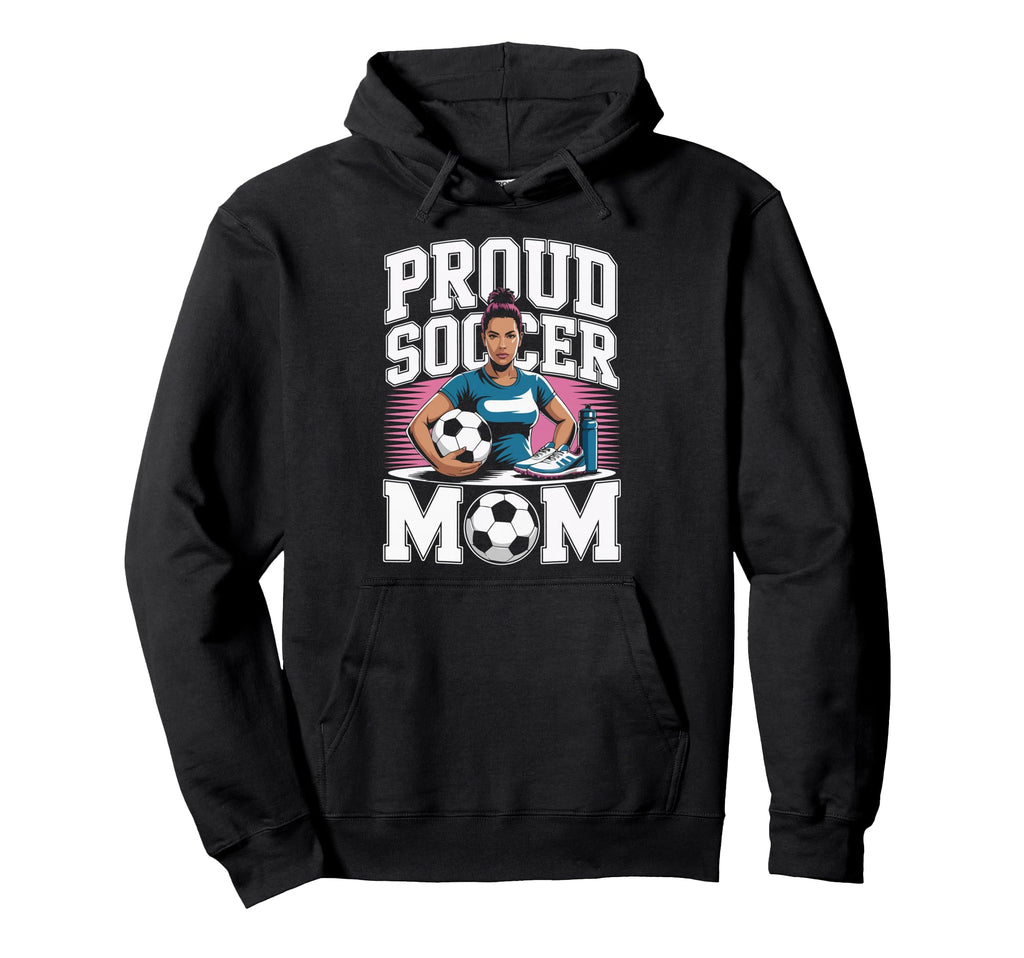 Proud Soccer Mom Sunset Vibes Hoodie - Novelty Apparel Unisex