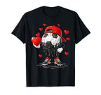 Valentine Soccer Heart Drip Sport T-Shirt - Streetwear Style for Adults