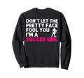 Funny Soccer Art Soccer Lover Sweatshirt - Trendy Graphic for Adults