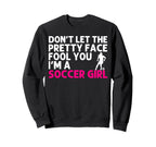 Funny Soccer Art Soccer Lover Sweatshirt - Trendy Graphic for Adults