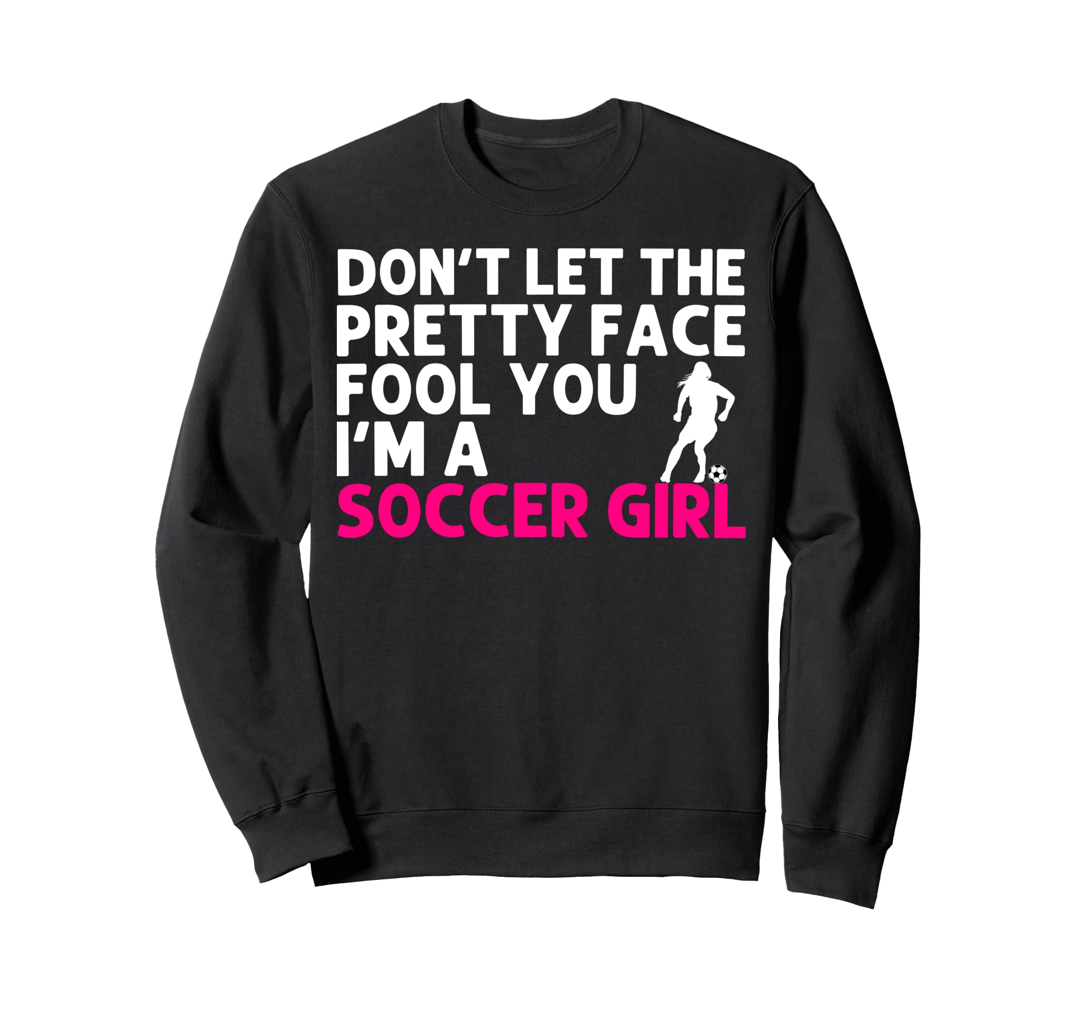 Funny Soccer Art Soccer Lover Sweatshirt - Trendy Graphic for Adults