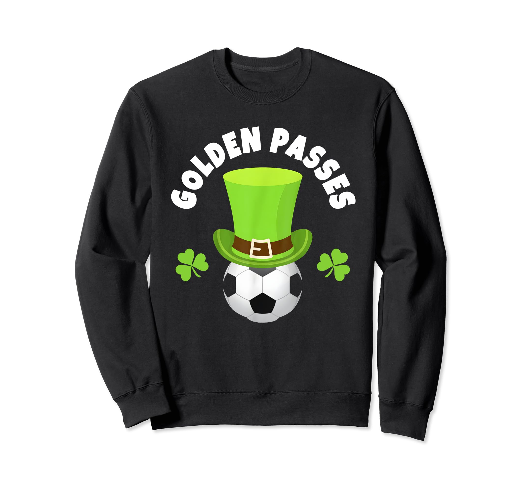 Soccer Midfielders Golden Passes Sweatshirt - Minimalist Print for Adults
