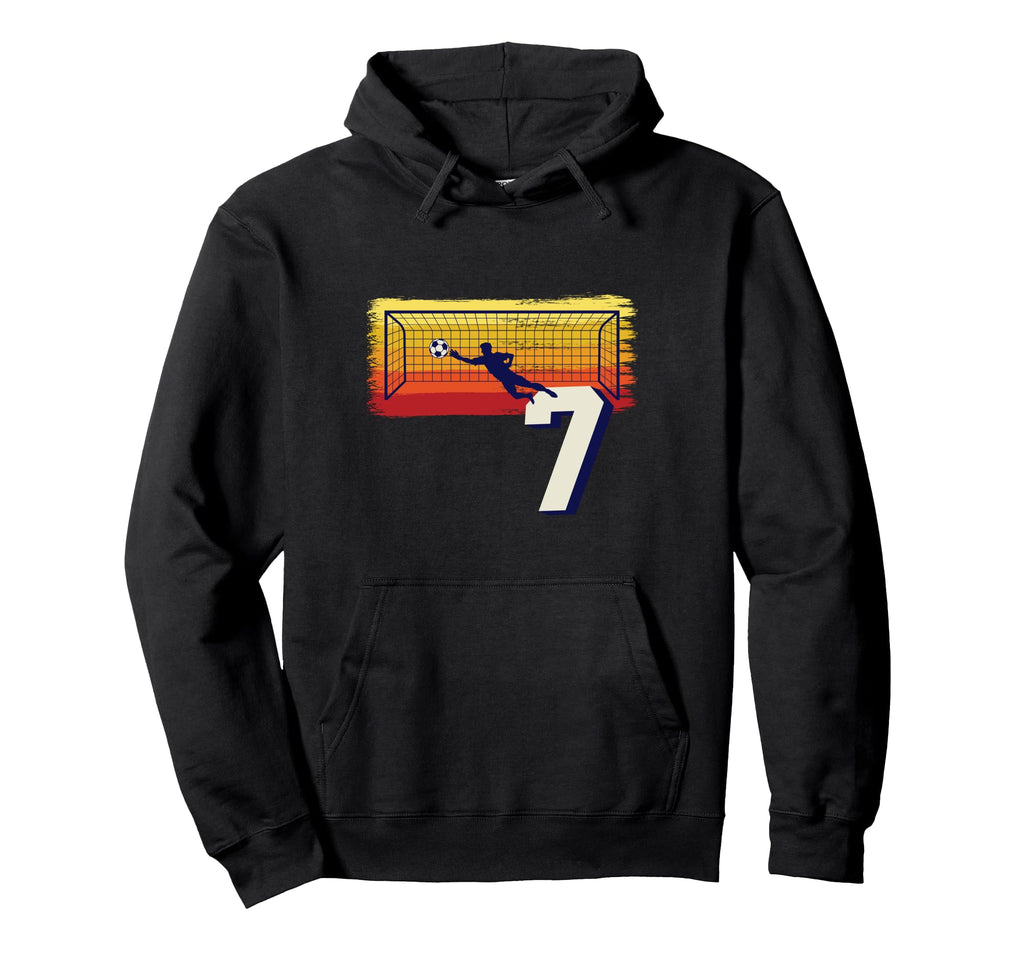 Football Goalkeeper 7Th Birthday Hoodie - Fun Novelty Design for Adults