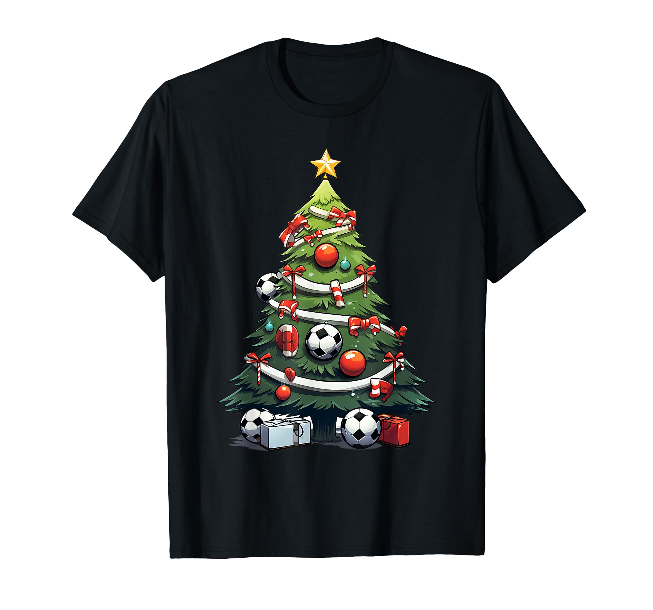 Soccer Tree Matching Family Pajamas T-Shirt - Aesthetic Graphic Unisex