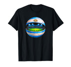 Argentine Flag Soccer Stadium Inside T-Shirt - Streetwear Style for Adults
