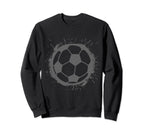 Soccer Player Ball Sports Sweatshirt - Fun Novelty Design Men Women
