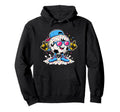 Soccer Ball Melting Ice Cream Drip Hoodie - Casual Everyday Wear Men Women