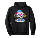 Soccer Ball Melting Ice Cream Drip Hoodie - Casual Everyday Wear Men Women