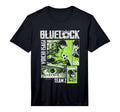 Mens Blue Lock Yoichi Isagi Split Soccer T-Shirt - Graphic Print Men Women