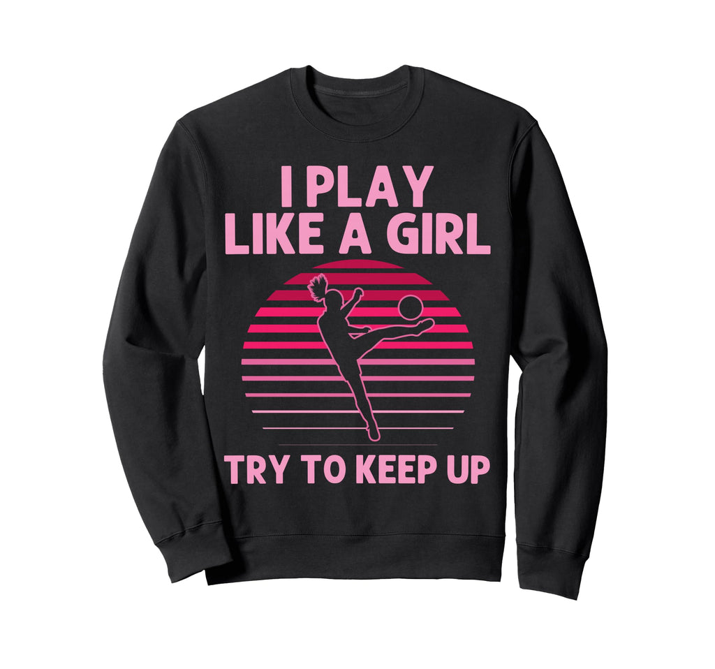 Funny Soccer Art Soccer Lover Soccer Sweatshirt - Minimalist Print Unisex