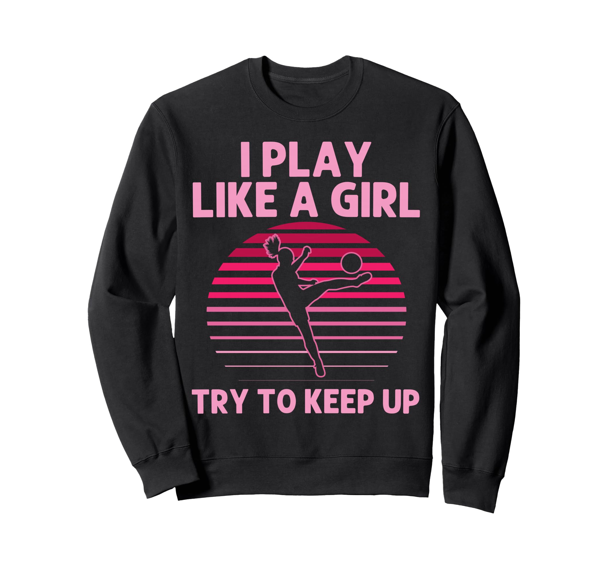 Funny Soccer Art Soccer Lover Soccer Sweatshirt - Minimalist Print Unisex