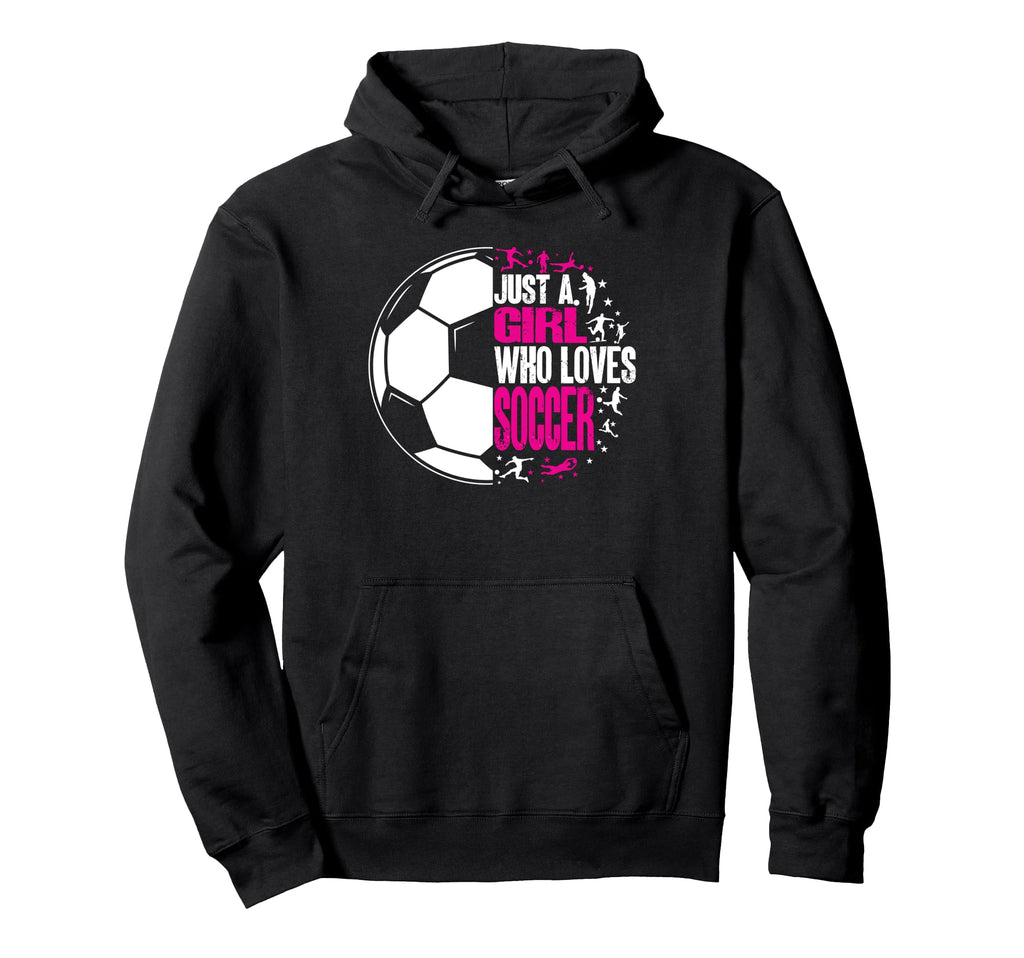 Funny Sport Who Loves Soccer Hoodie - Aesthetic Graphic Unisex