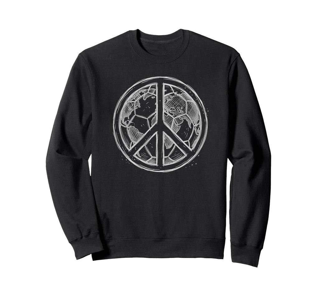 Soccer World Peace Is My Goal Sweatshirt - Casual Everyday Wear Unisex