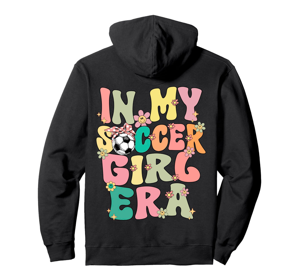 My Soccer Era Groovy Soccer Soccer Hoodie - Fun Novelty Design for Adults