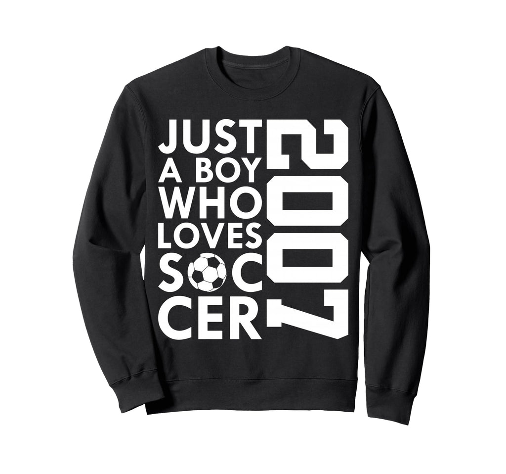 2007 Just Who Loves Soccer 19Th Sweatshirt - Minimalist Print Men Women