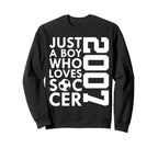 2007 Just Who Loves Soccer 19Th Sweatshirt - Minimalist Print Men Women