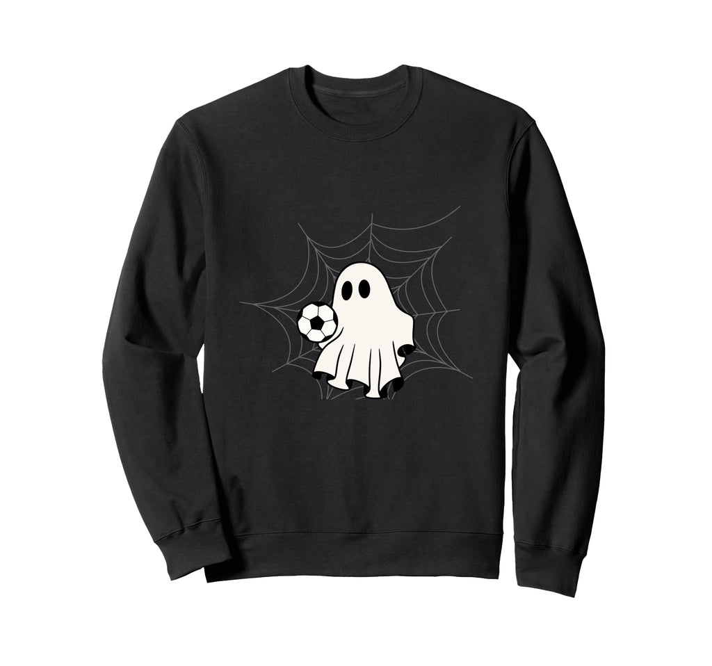 Ghost Playing Soccer Soccer Team Sweatshirt - Trendy Graphic Men Women