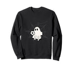Ghost Playing Soccer Soccer Team Sweatshirt - Trendy Graphic Men Women