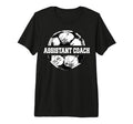 Mens Soccer Assistant Coach Soccer T-Shirt - Novelty Apparel for Adults