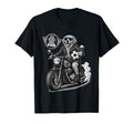 Golden Retriever Motorbike Love Footbal T-Shirt - Trendy Graphic Unisex