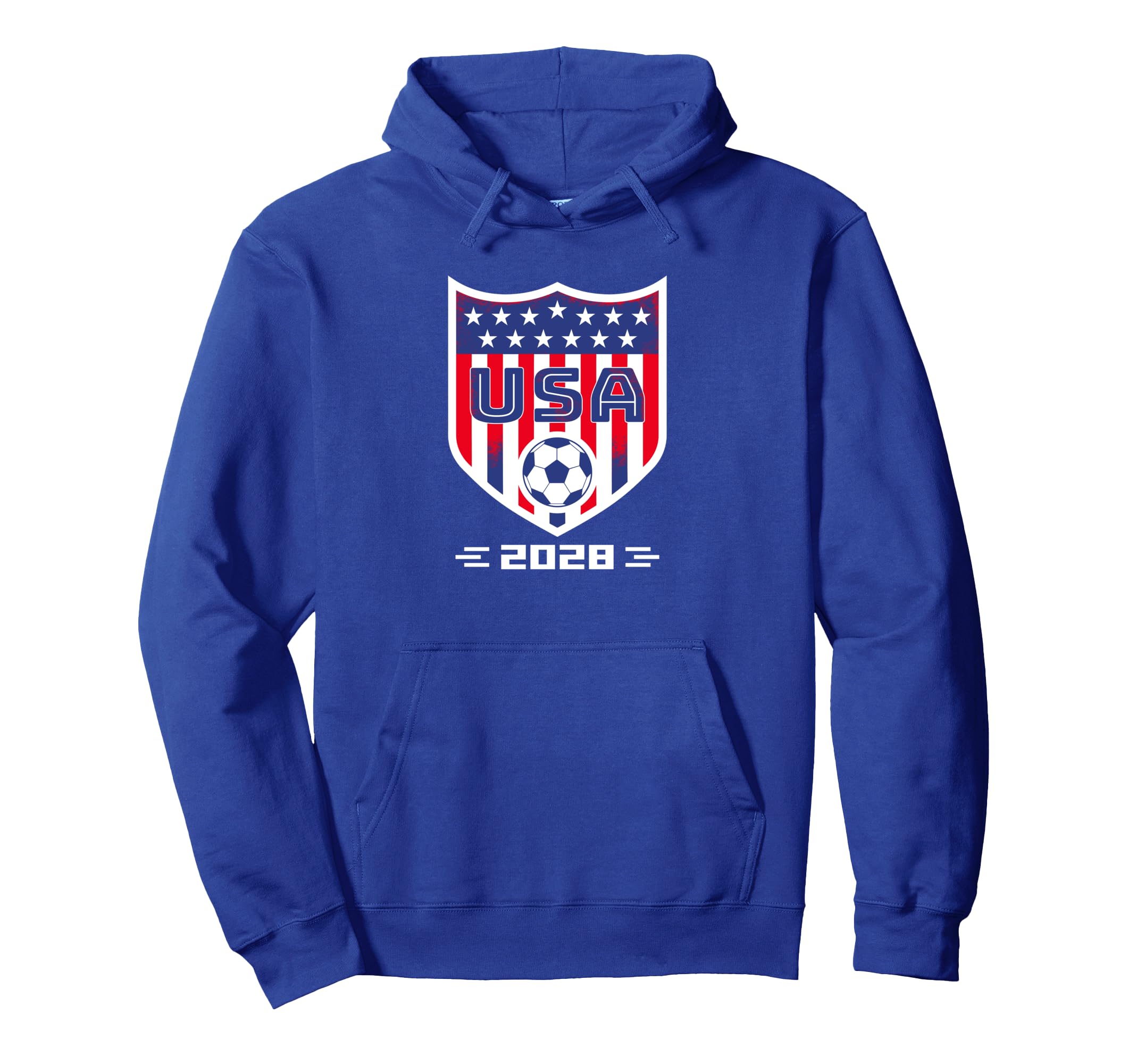 American Flag Soccer Team Soccer 2028 Hoodie - Graphic Print Men Women