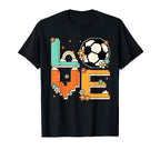 Pixel Art 60S 70S Hippie Outfit Love T-Shirt - Casual Everyday Wear Unisex