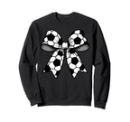 Soccer Coquette Bow Funny Soccer Sweatshirt - Aesthetic Graphic Men Women